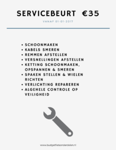 Fiets servicebeurt