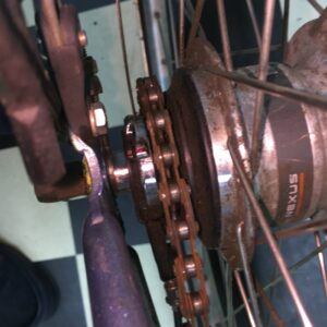 Indicatie streepjes afstellen Shimano Nexus 7