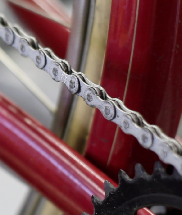 Fietsketting opspannen