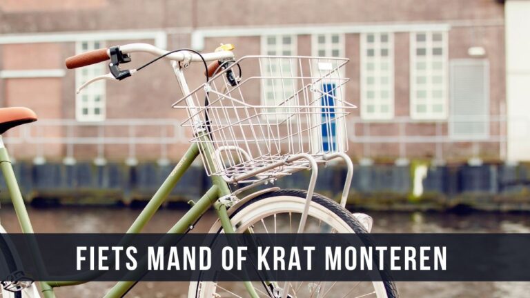 Fietskrat monteren
