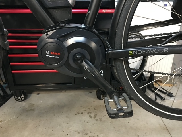 Crank demonteren Bosch opvoeren